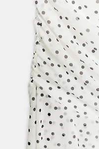 POLKA DOT MIDI DRESS