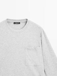 Oversize T-shirt with pocket details