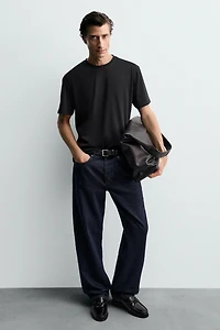 LEATHER BOW LOAFERS
