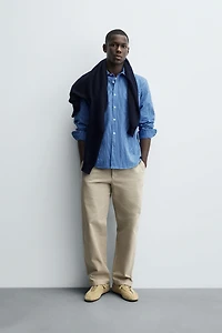 STRIPED WASHED SHIRT