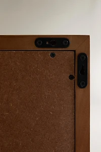 POPLAR WOOD WALL MIRROR
