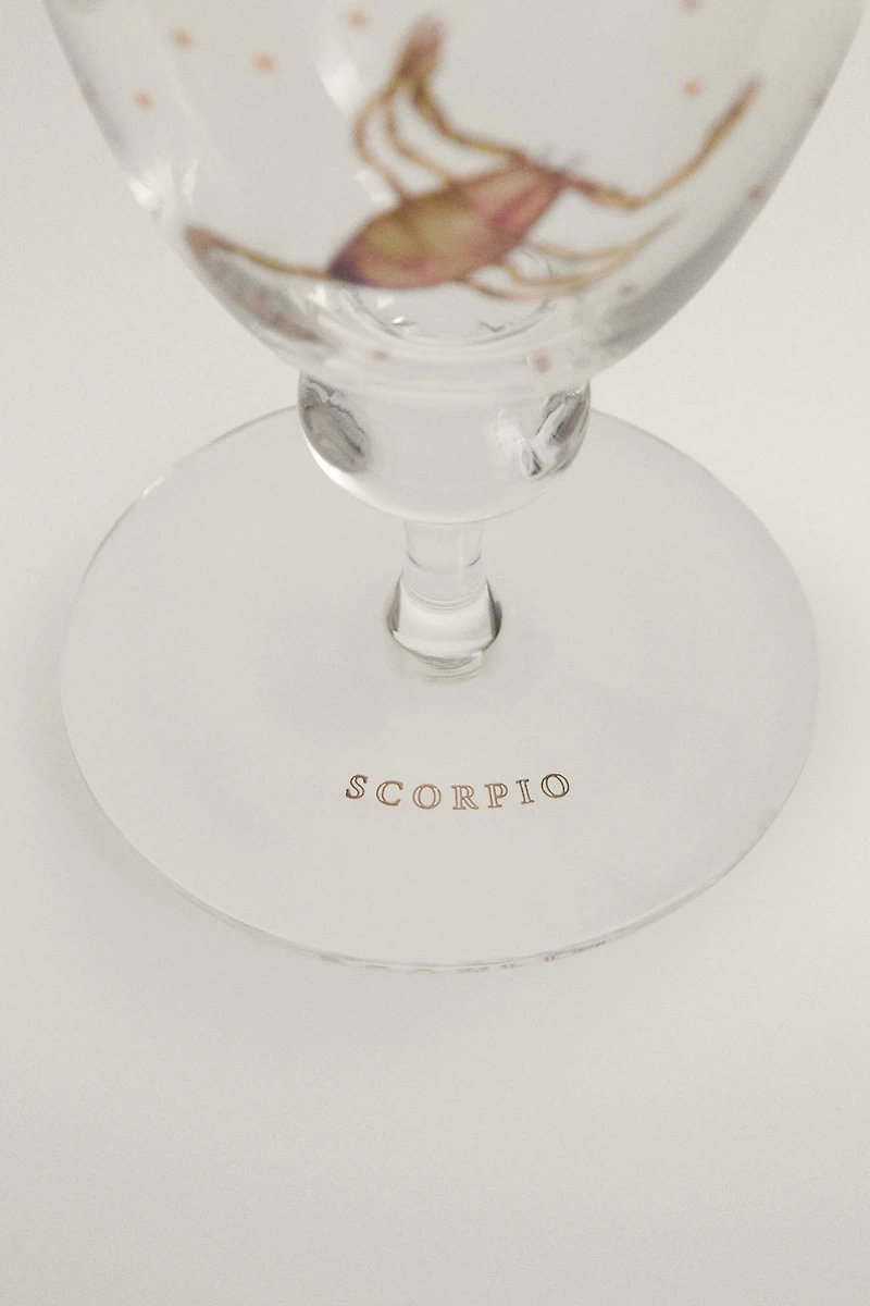 SCORPIO ZODIAC GLASS | MARISA BERENSON