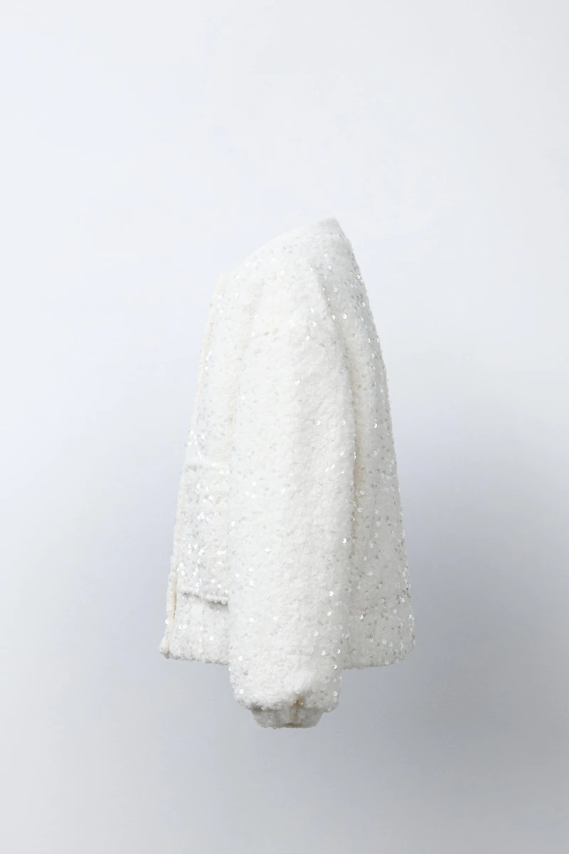 BLOUSON BOMBER PAILLETTES