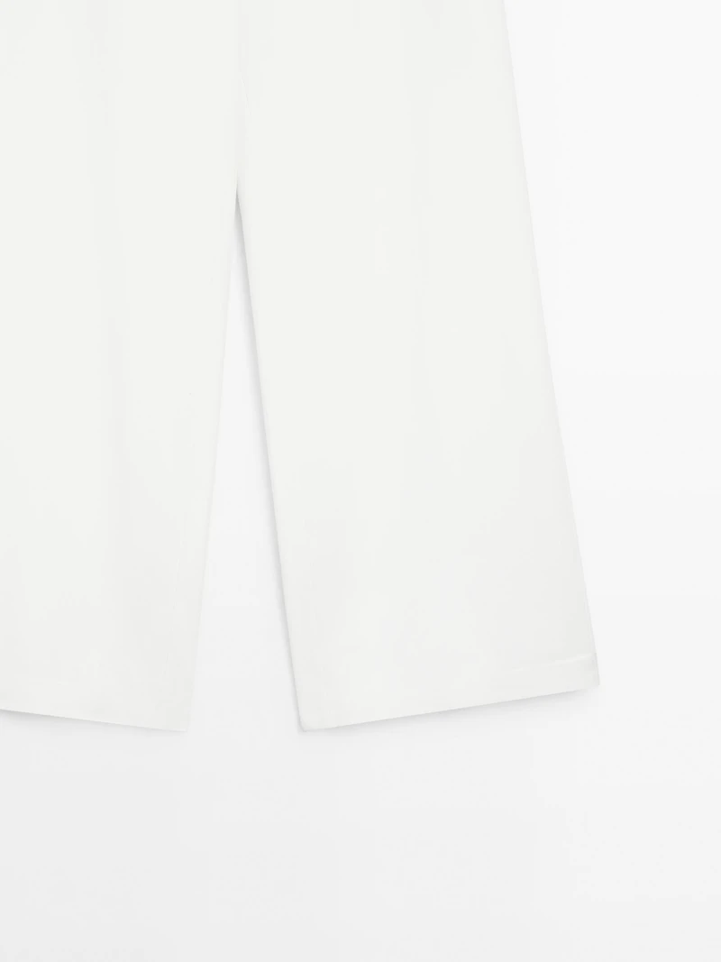 Pantalon palazzo taille haute - STUDIO