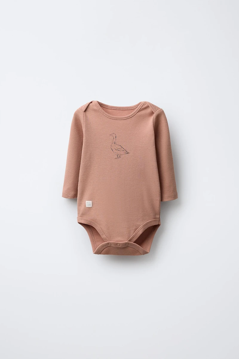 FIVE-PACK ANIMAL BODYSUITS