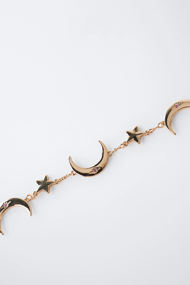 MOON NECKLACE AND BRACELET PACK