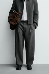 PANTALON BALLOON FIT À PLIS