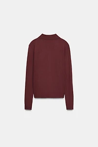 PLAIN KNIT POLO SHIRT