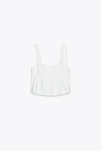 Z1975 DENIM STRAPPY TOP