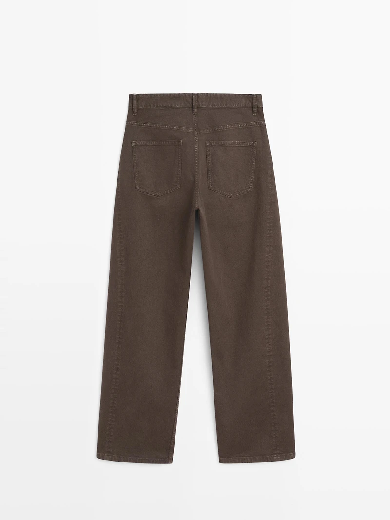 High-waist balloon fit jeans