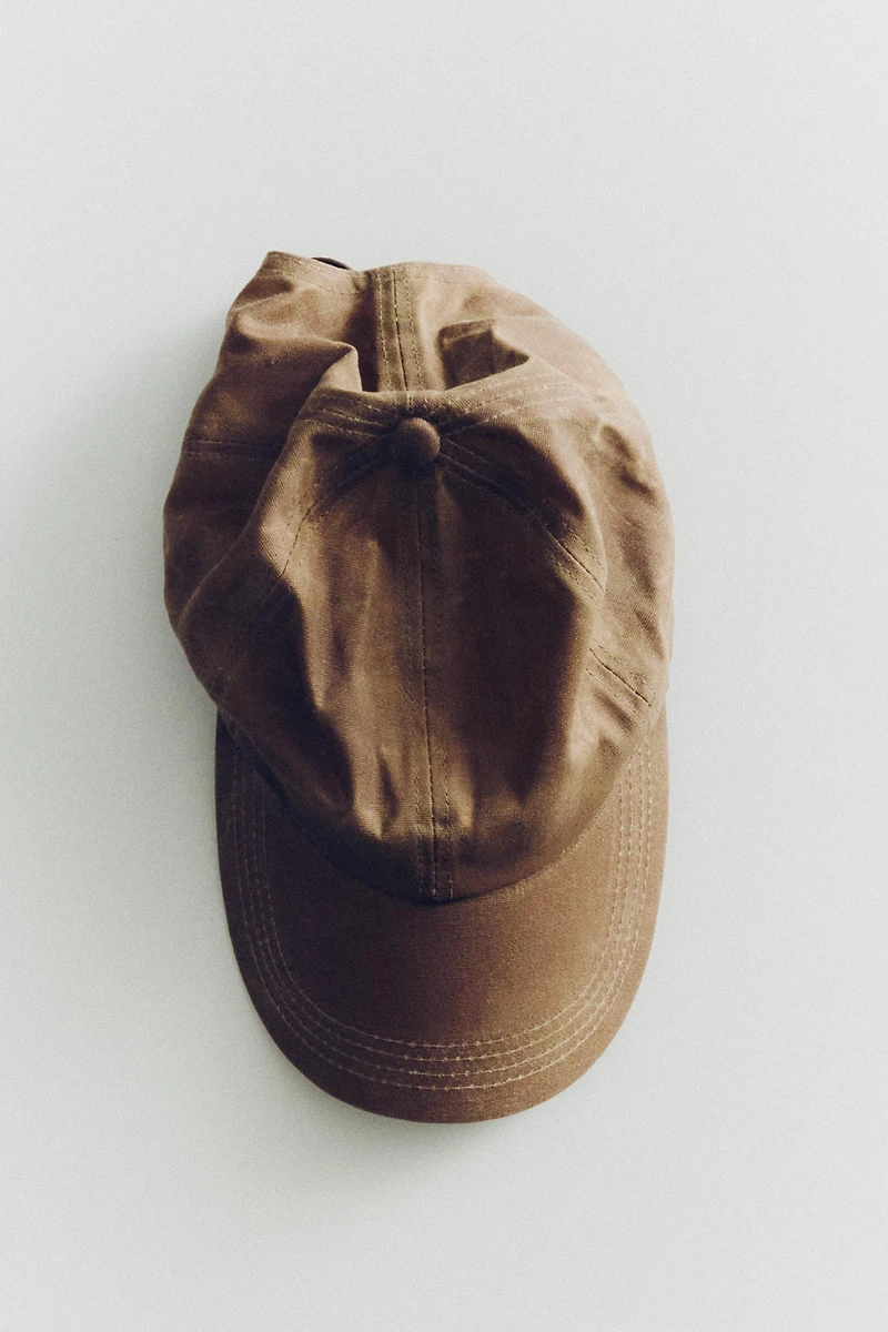 CASQUETTE COTON CIRÉ