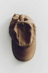 CASQUETTE COTON CIRÉ