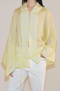 FLOWY FIREMAN CLASP BLOUSE ZW COLLECTION