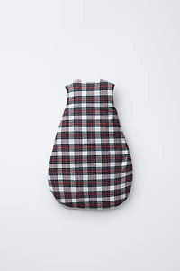 PLAID FLANNEL SLEEPING BAG