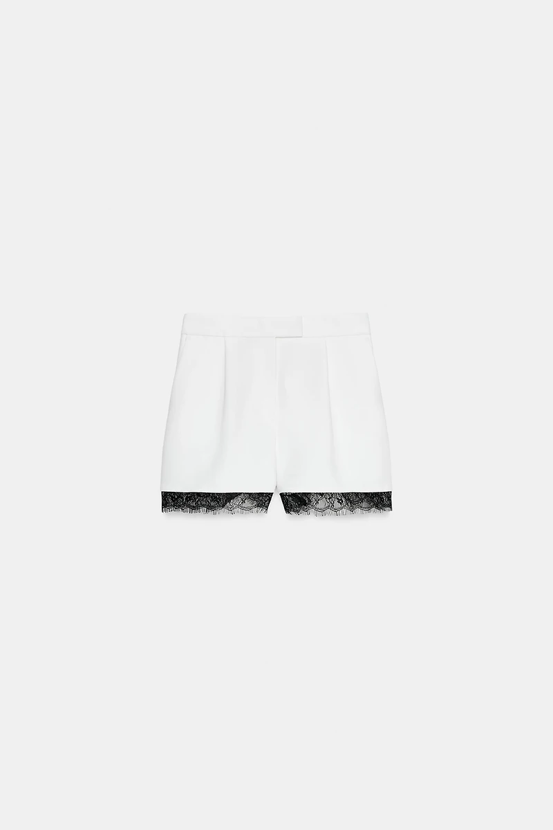 COMBINATION LACE SHORTS