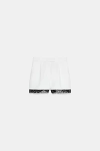 COMBINATION LACE SHORTS