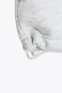 ADJUSTABLE HEM STRAIGHT BASIC FLEECE PANTS
