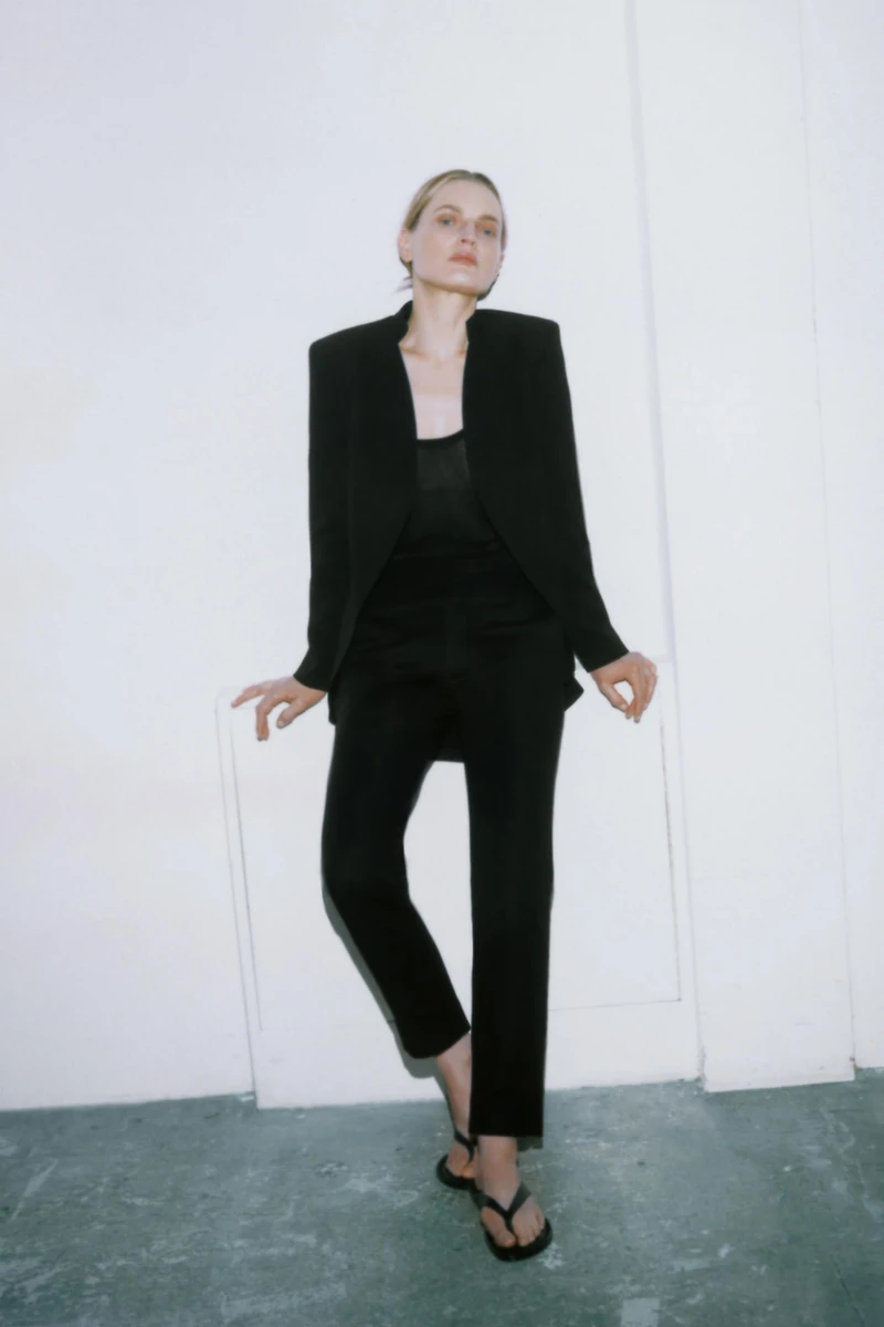 LIMITED EDITION ZW COLLECTION MINIMAL LONG BLAZER
