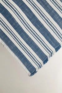 STRIPED COTTON BLANKET
