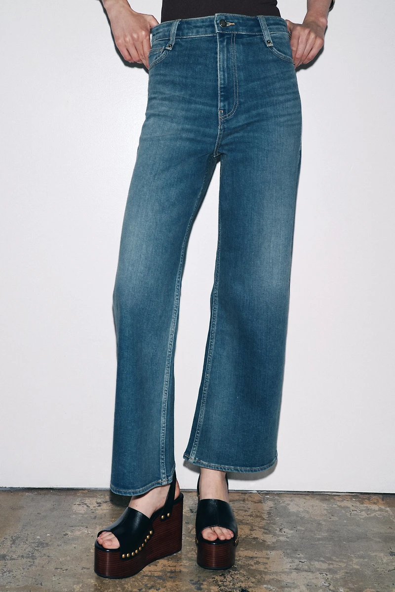 ZW COLLECTION HIGH RISE WIDE LEG JEANS