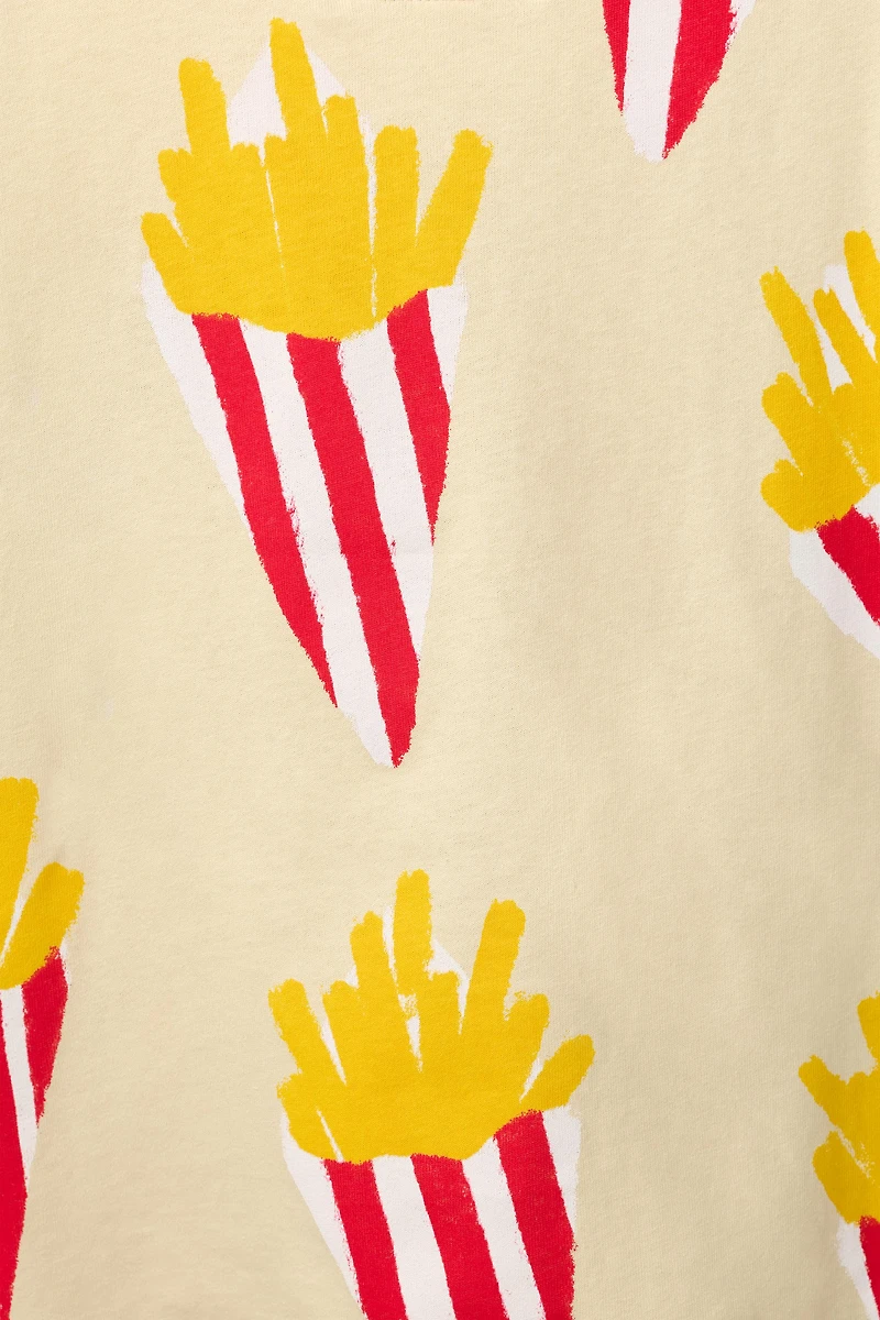 T-SHIRT À IMPRIMÉ FRITES