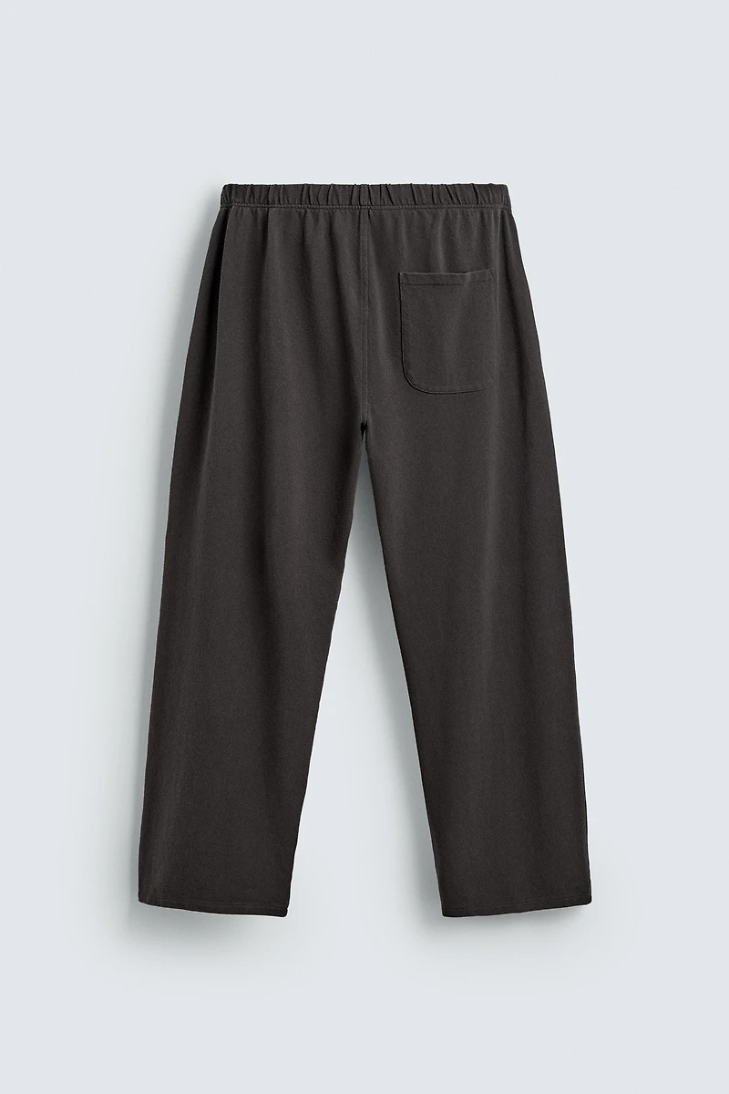 PANTALON DE JOGGING EN MAILLE DÉLAVÉ