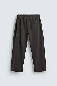 PANTALON DE JOGGING EN MAILLE DÉLAVÉ