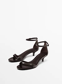 Strappy heeled sandals