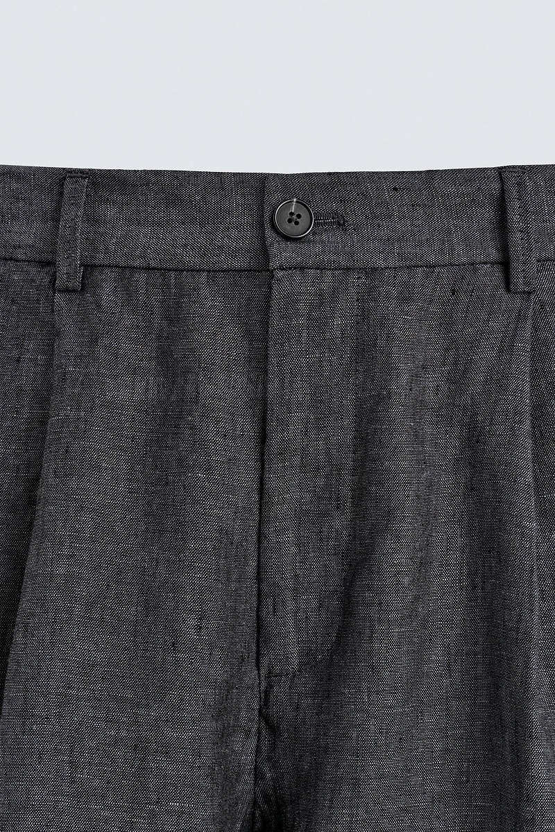 100% LINEN SUIT PANTS