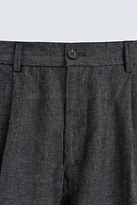 100% LINEN SUIT PANTS