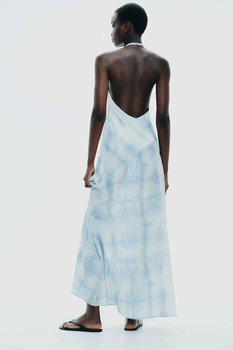 HALTER TIE DYE DRESS
