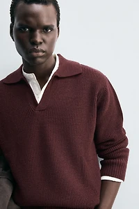 PEARL KNIT POLO SHIRT