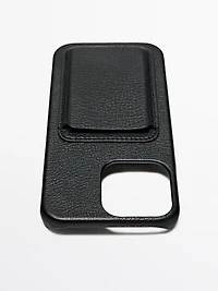 Nappa leather iPhone Pro Max case