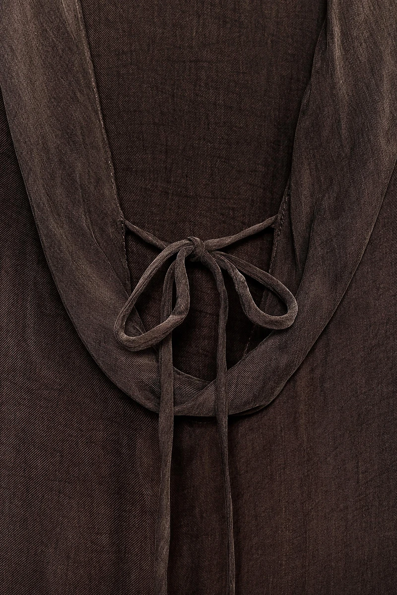 TOP FLUIDE LACETS ZW COLLECTION