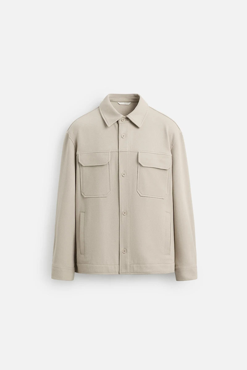 COMFORT TEXTURED OVERSHIRT
