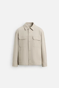 COMFORT TEXTURED OVERSHIRT