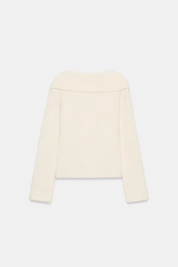 LAPEL ZIPPER TOP