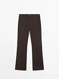 Linen quick-flare pants
