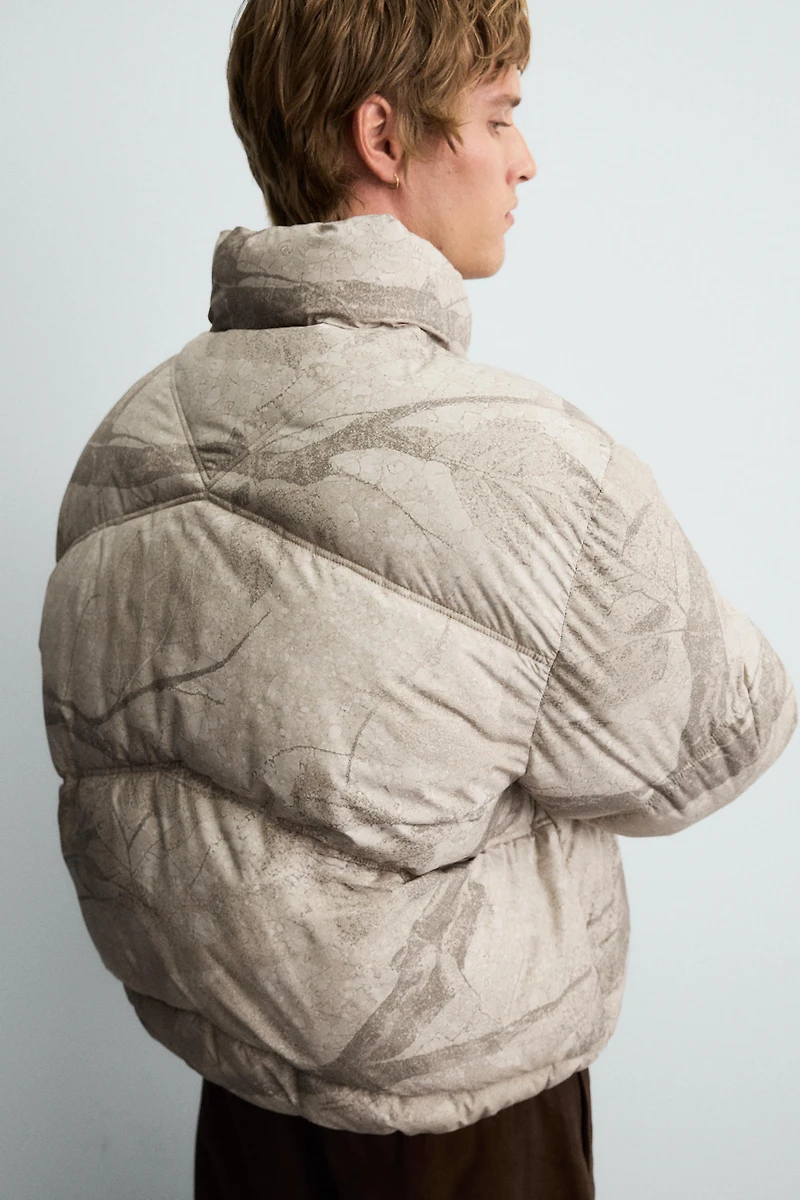 VESTE MATELASSÉE IMPRIMÉ ABSTRAIT