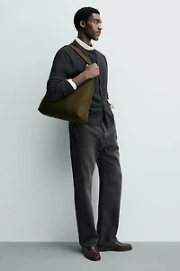 PLAIN SHOULDER BAG