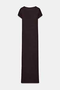 LONG SHORT SLEEVE DRESS