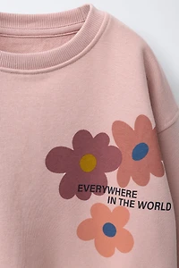 PRINTED SWEATSHIRT AND LEGGING SET