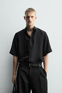 RELAXED FIT TEXTURED SHIRT