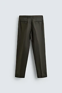 PANTALON DE COSTUME 100 % LIN