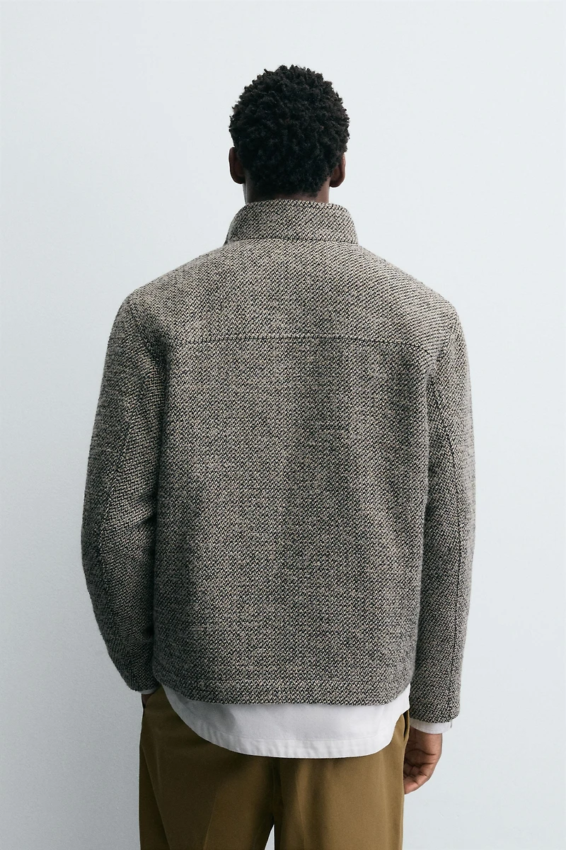 SURCHEMISE TEXTURÉE BOUCLÉ