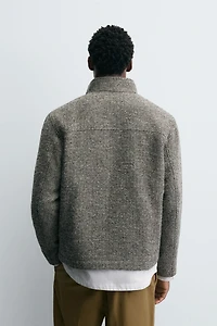 SURCHEMISE TEXTURÉE BOUCLÉ