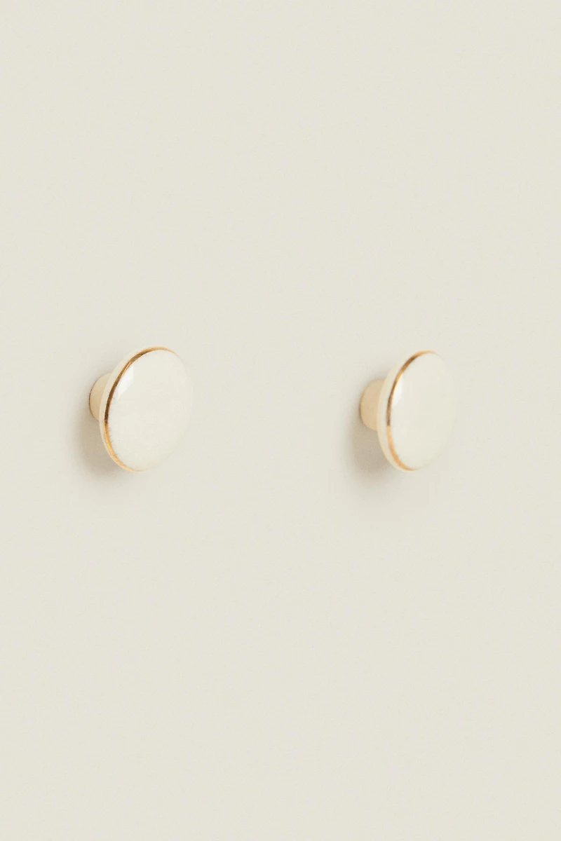 SET OF ROUND CERAMIC KNOBS (SET OF 2)