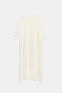 FRINGED KNIT TUNIC
