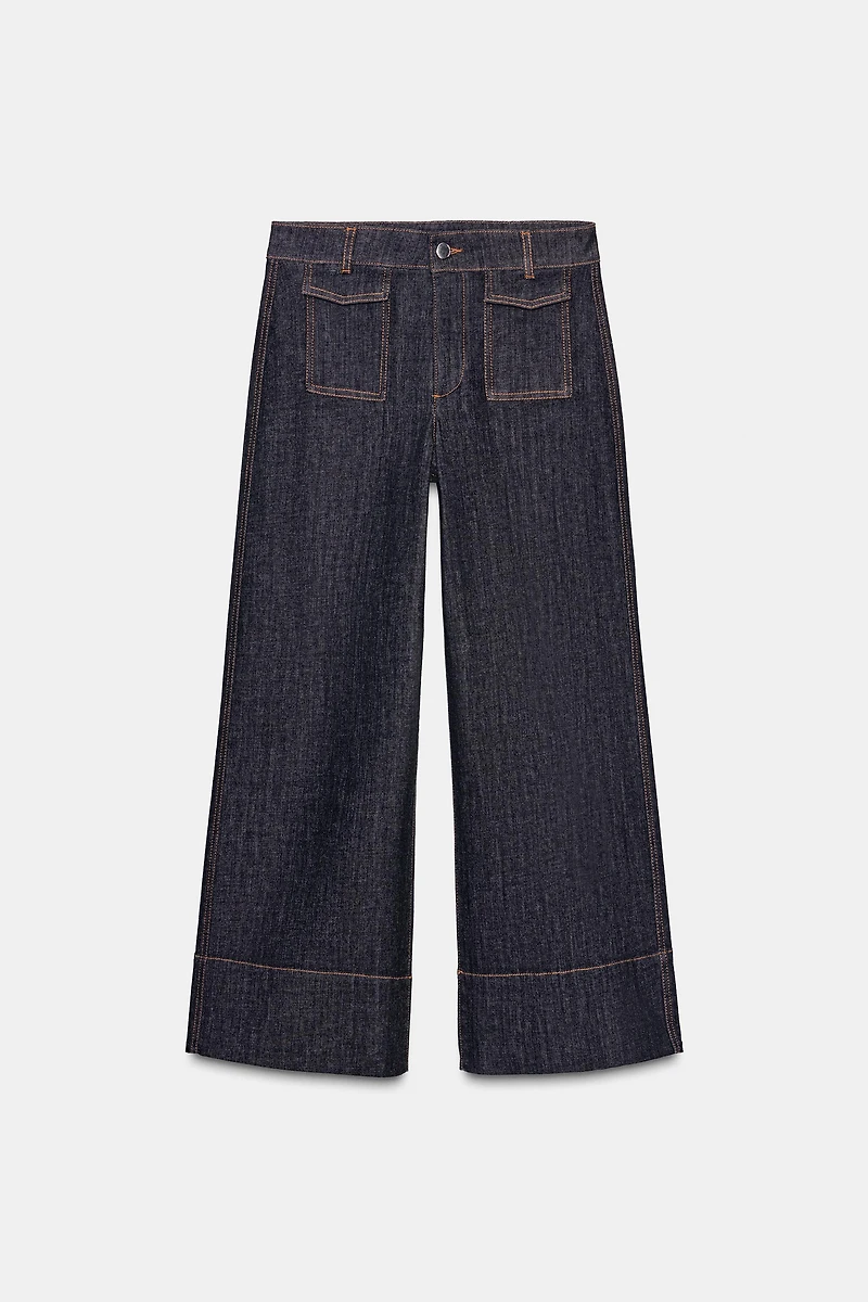 JEAN Z1975 CULOTTE TAILLE NORMALE POCHES À RABAT