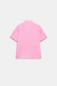 STRIPED TIE TOP